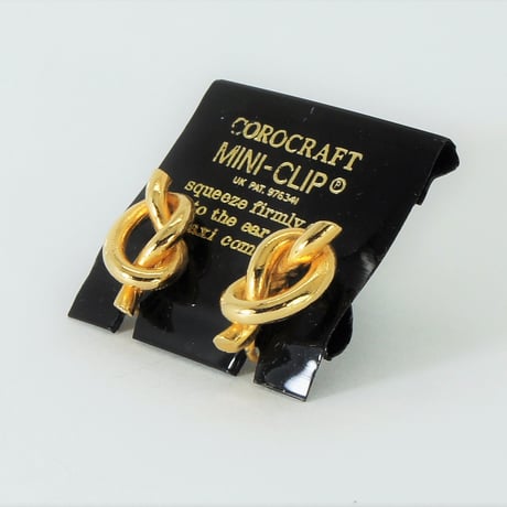 イヤリング 幸運のワンノット シングルノット corocraft コロクラフト CORO コロ ヴィンテージ アンティーク 1レトロ NC00017