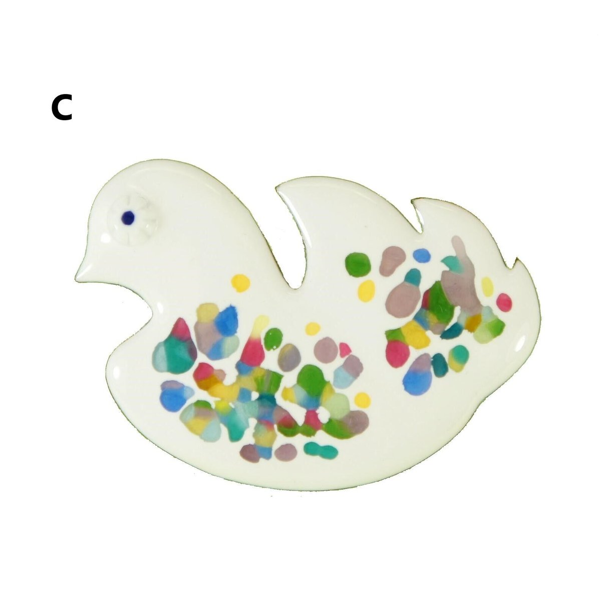 日本製 七宝焼 スワン 白鳥 ブローチ 七宝焼き KB00004 | Tyrr