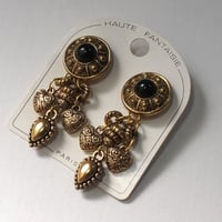 フランス ヴィンテージ アールデコ ピアス フレンチヴィンテージ アンティーク　EX0001b