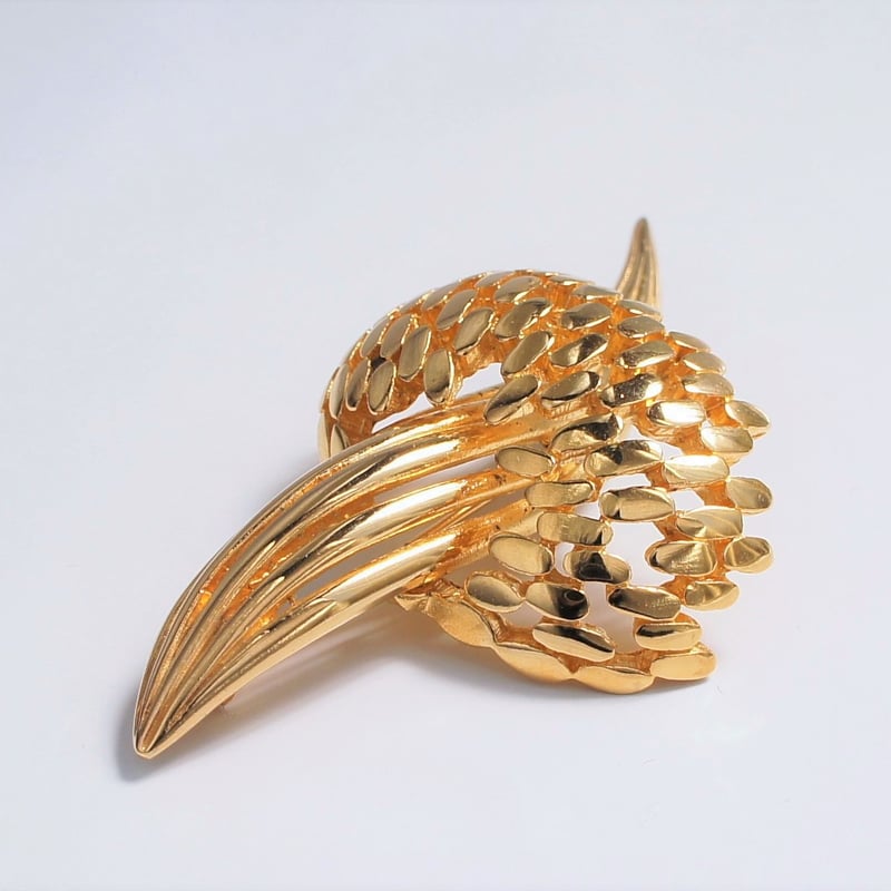 不思議な デザイン 大きな ブローチ corocraft コロクラフト ブローチ