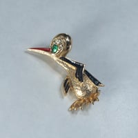 P&M Paris フランス製 可愛い ペンギン ブローチ フランス  ヴィンテージ アンティーク　BPM000023