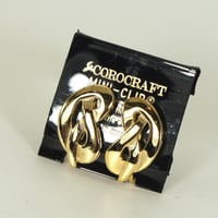 イヤリング 幸運のワンノット シングルノット corocraft コロクラフト CORO コロ ヴィンテージ アンティーク 1レトロ　EC00020
