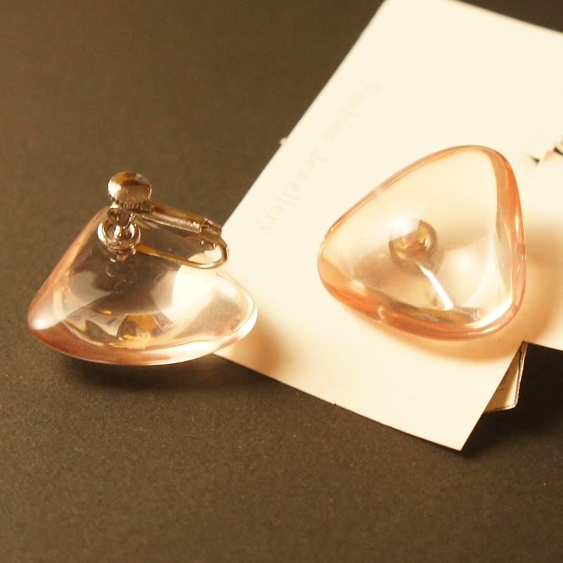 Vintage Floral Lucite ヴィンテージルーサイトリングケース 50's 60's Vintage metal bag Lucite ヴィンテージ メタルバッグ