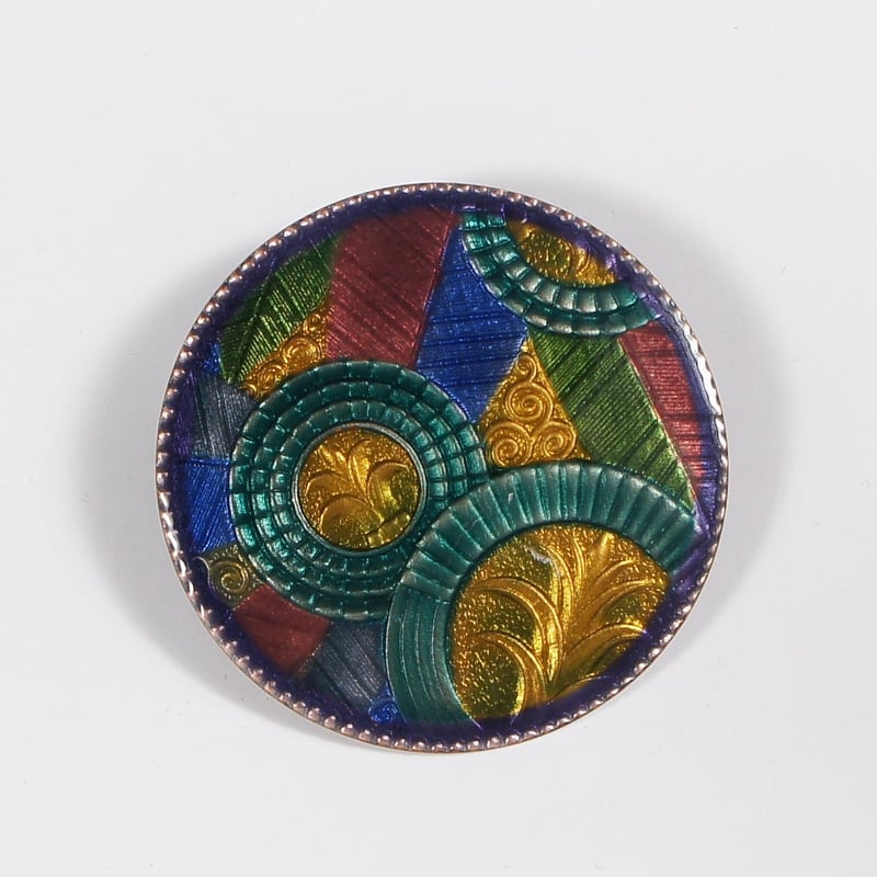 銀七宝 孔雀ブローチ等 販売 121g 東H6-0428ア11 純銅の七宝と孔雀の