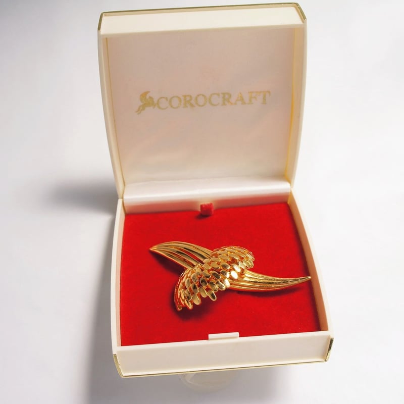不思議な デザイン 大きな ブローチ corocraft コロクラフト ブローチ