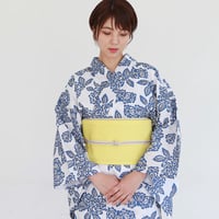 KAGUWA 浴衣・お仕立てあがりー花野（青）