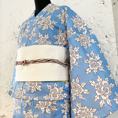 KAGUWA 浴衣・お仕立てあがりー芍薬（空）