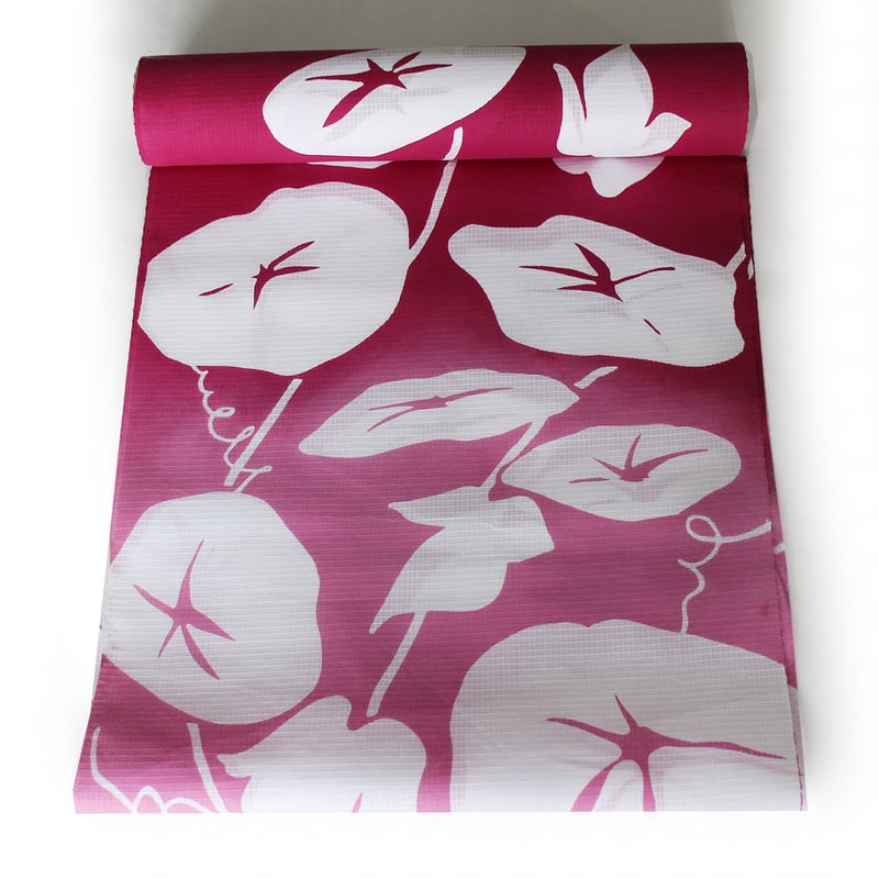 KAGUWA 浴衣・反物ー朝顔（綿紅梅・空羽マルチ） | WAGU select