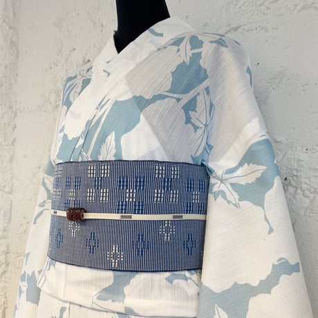 KAGUWA 浴衣・お仕立てあがりー アオイ（薄群青）