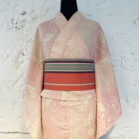 KAGUWA 浴衣・お仕立てあがりー蝶舞（中紅）