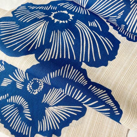 KAGUWA 浴衣・お仕立てあがりー芙蓉（青）