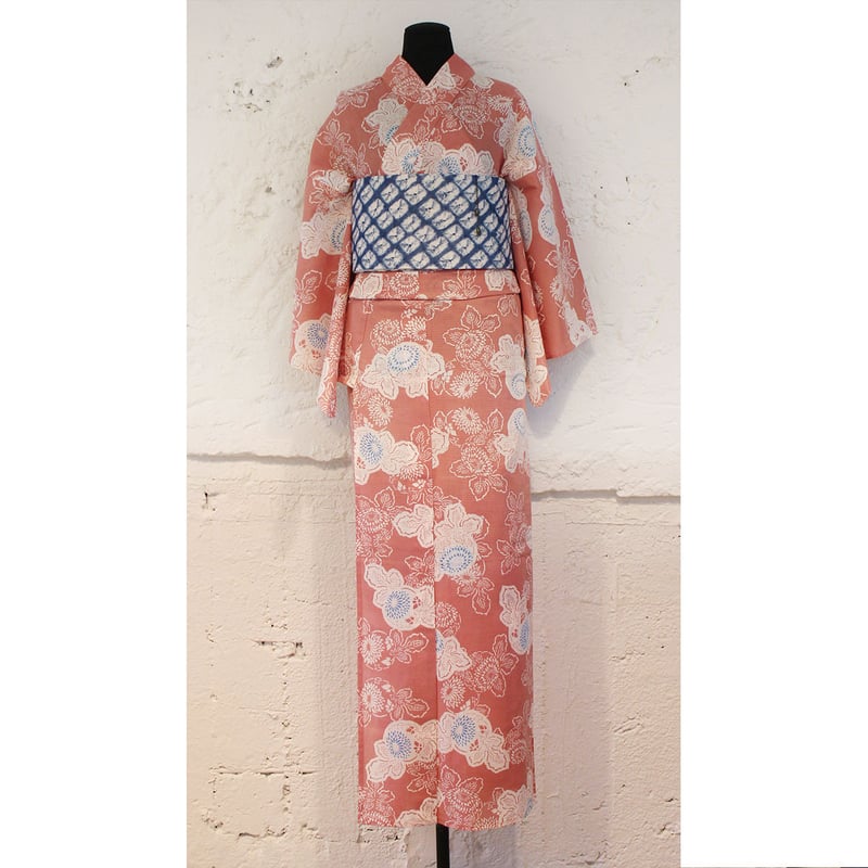 KAGUWA 浴衣・反物ー菊（綿紅梅） | WAGU select