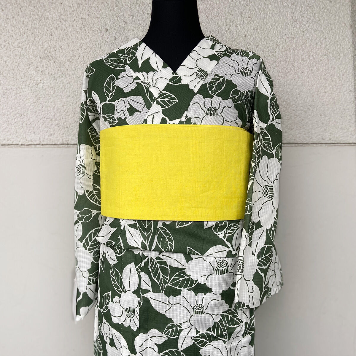 菜菜一汁様　浴衣＆仕立て加工 洗える 浴衣 ］仕立て上がり ゆかた 花唐草（水色）夏 高級