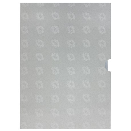 B5紙製ファイル：[Polkadot]ディープマットミストグレー