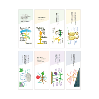 聖書と漢字の栞（日本語）｜8枚セット