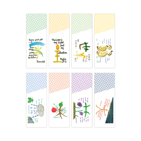 Kanji & Bible Bookmarks｜8 types of bookmarks