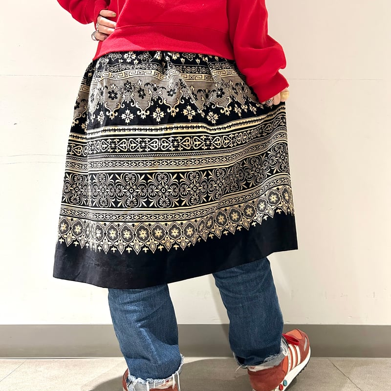 Velor Printed Skirt (NOWOS)
