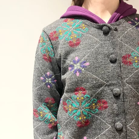 Embroidery cardigan