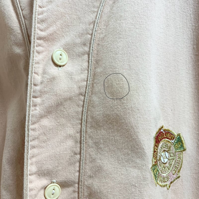 美品　karl helmut テディベア 開襟シャツ L ベージュ 美品 karl helmut テディベア 開襟シャツ L ベージュ - メルカリ