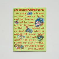 AZY スケジュール帳「AZY VECTOR PLANNER'26-'27」