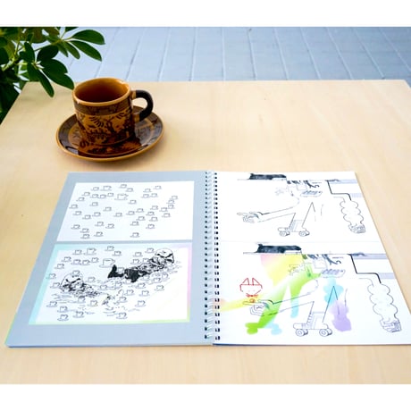 管弘志・重田美月合作zine『Uが進行した』