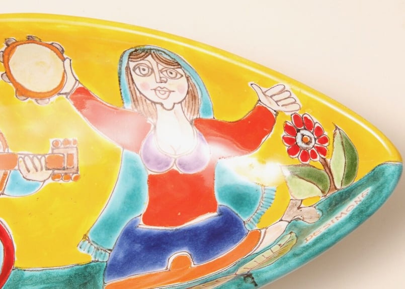 Giovanni DeSimone/DESIMONE/handpainted/dish/お皿/ Giovanni DeSimone/DESIMONE/handpainted/dish/お皿/