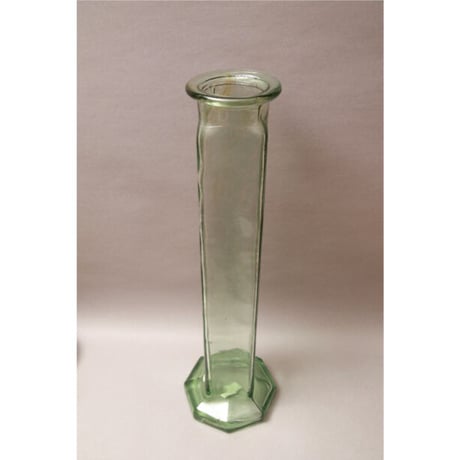 スペイン/花瓶/ガラス/壺/気泡/ヴィンテージ/70S/made in SPAIN/SPAIN/PLUM/グリーン/リサイクルガラス