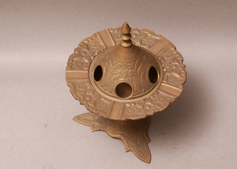 インド/INDIA/アンティーク/真鍮/香炉/ジュエリーボックス /ブラス