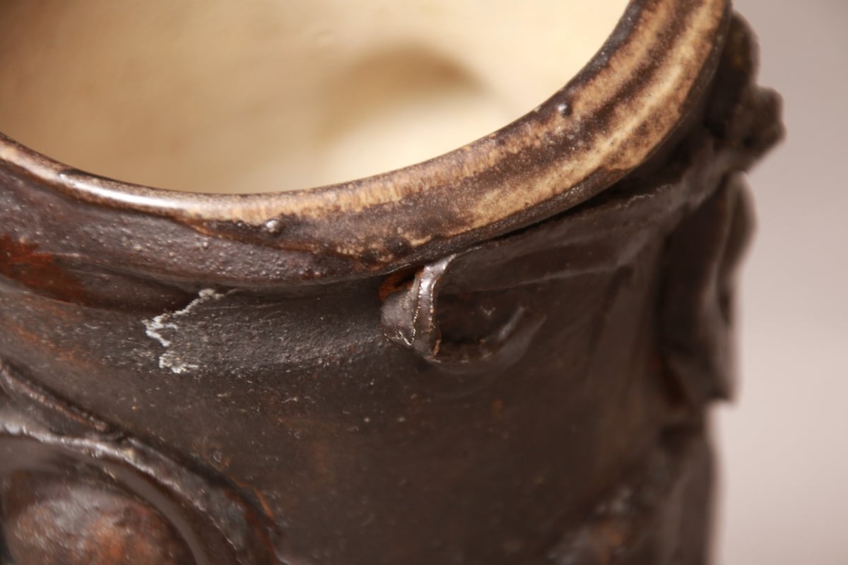 壺/アート/花瓶/フラワーベース /骨董/作者不明/現代アート/目