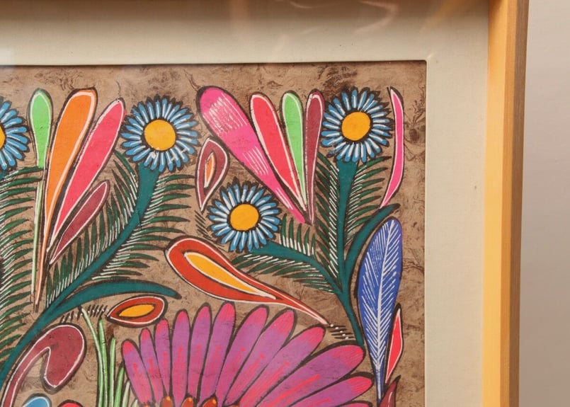 メキシコ /絵画/アマーテ/マヤ文明/アステカ文明/オトミ族/絵 メキシコ /絵画/アマーテ/マヤ文明/アステカ文明/オトミ族/絵