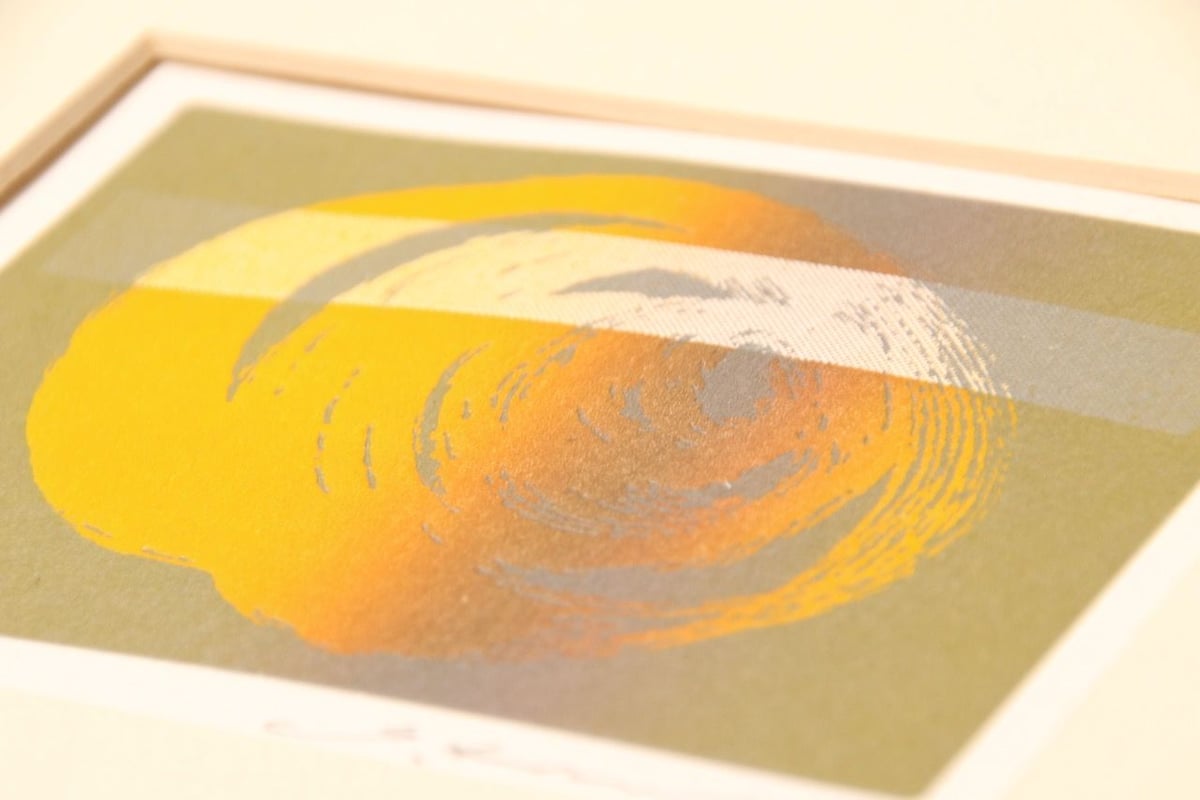 【真作】巨匠 河合勝三郎 \"夢に乗って\" 抽象版画 アート ヴィンテージ 木版画 真作】巨匠 河合勝三郎 夢に乗って 抽象版画 アート