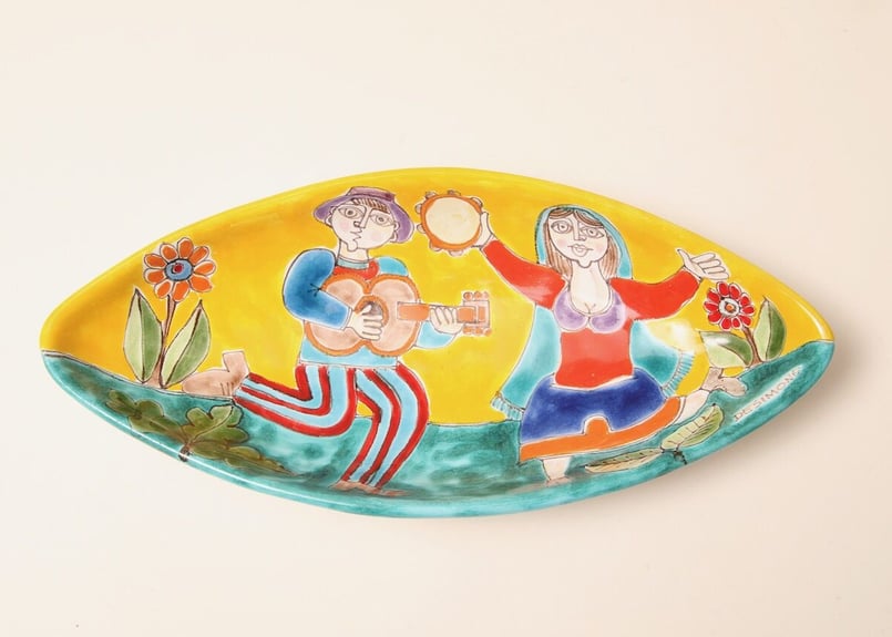 Giovanni DeSimone/DESIMONE/handpainted/dish/お皿/ Giovanni DeSimone/DESIMONE/handpainted/dish/お皿/