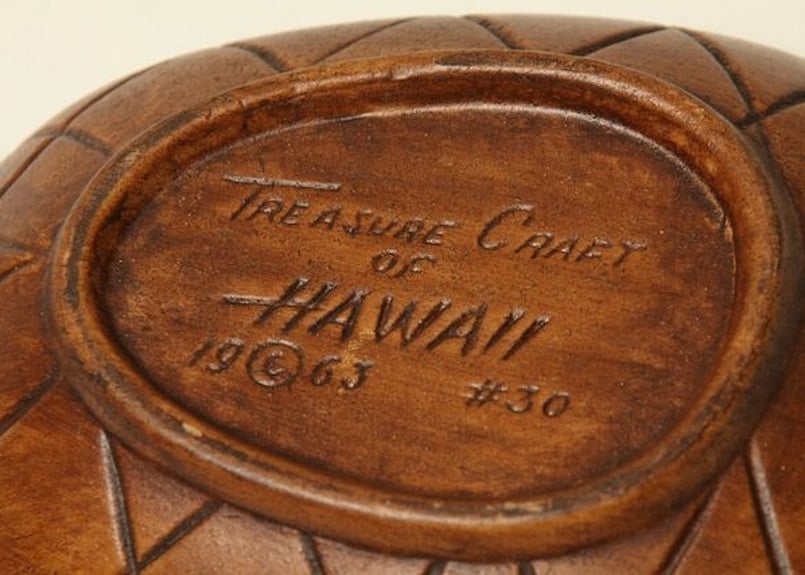 HAWAII/パイナップル/レトロ/60S/dish/1963/お皿/ヴィンテージ HAWAII/パイナップル/レトロ/60S/dish/1963/お皿/ヴィンテージ