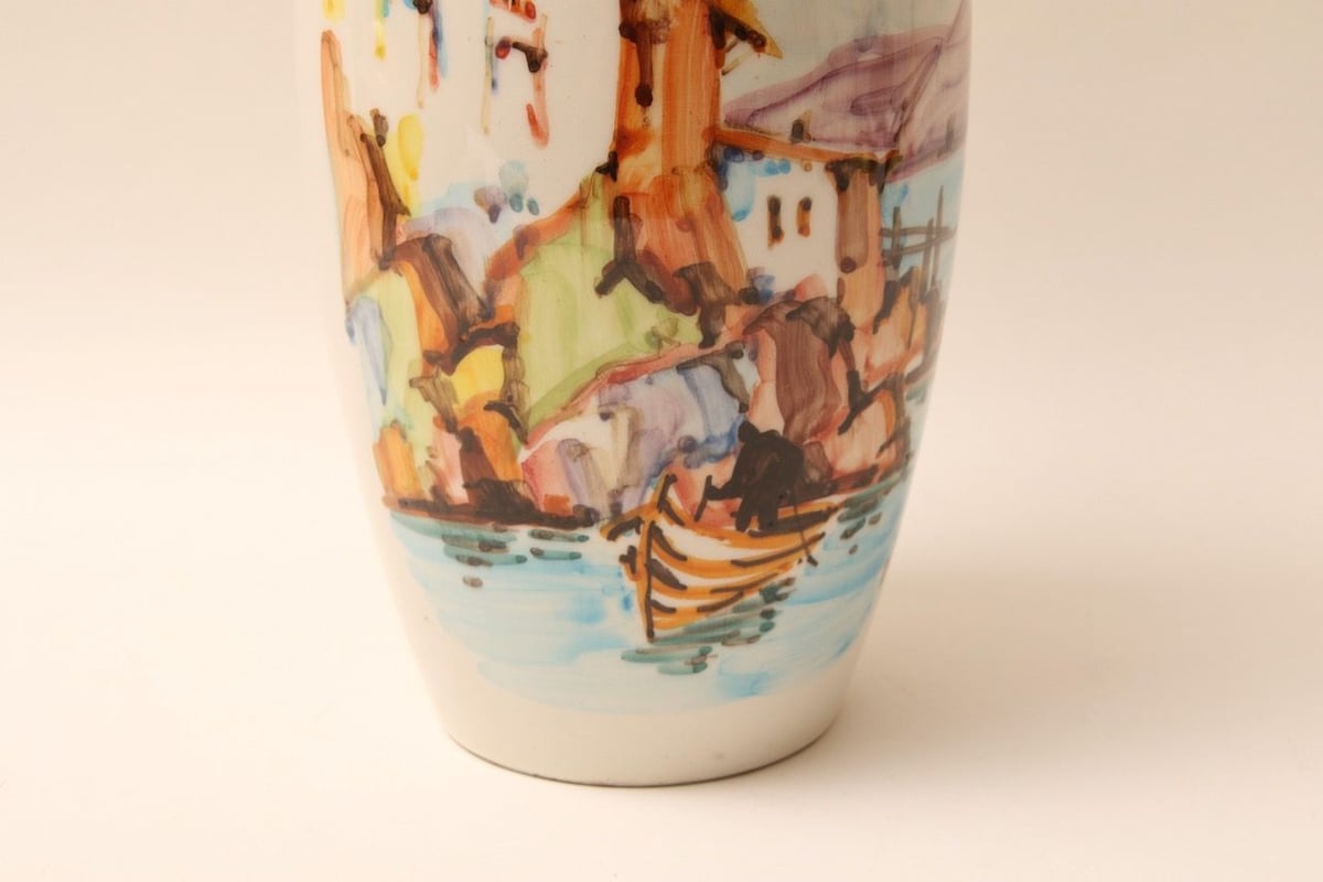 Laca Albisola/signed G. Carell - Italy/1950's /