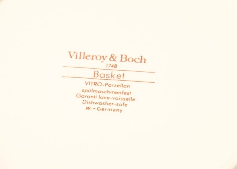 Villeroy & Boch/ビレロイボッホ/西ドイツ製/絵皿/ヴィンテージ