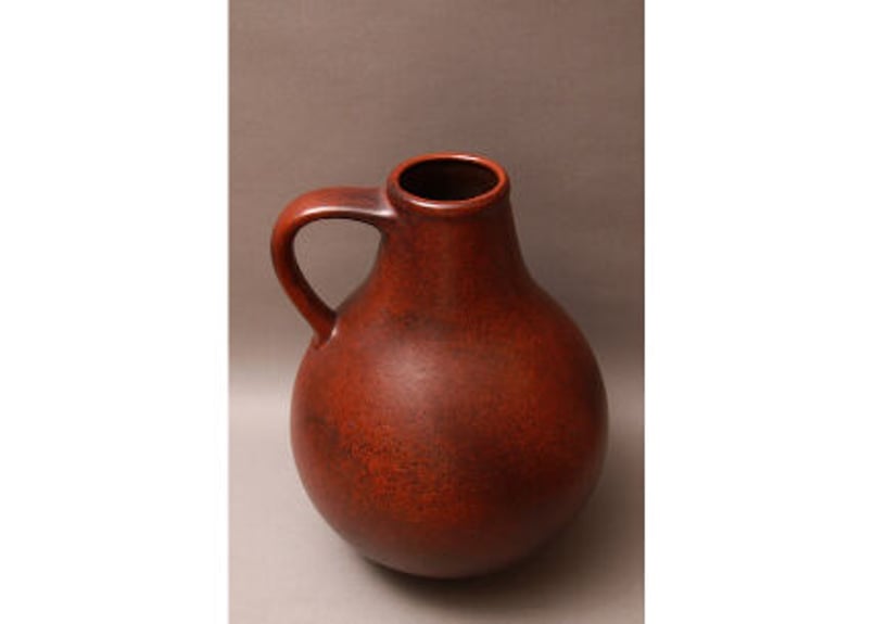 昭和レトロ/W-GERMANY/ドイツ製/花瓶/ツボ/FAT LAVA/Fritz Van D