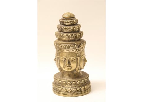 骨董　アンティーク　クメール　仏頭　ブッダ　Buddha head 仏像　石仏 骨董 アンティーク クメール 仏頭 ブッダ Buddha head 仏像 石仏