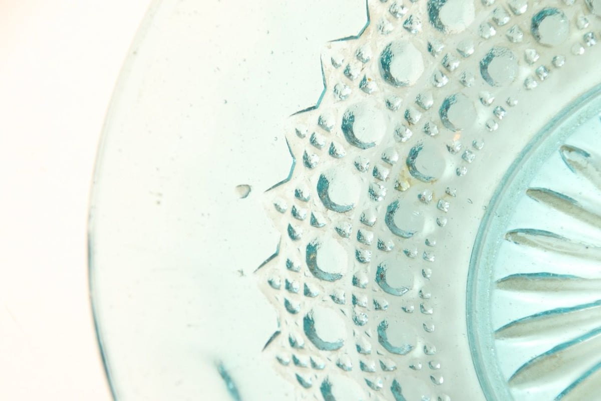 ガラスボール 昭和レトロ 歪み グリーン ガラス レトロ 昭和レトロ ガラスボール