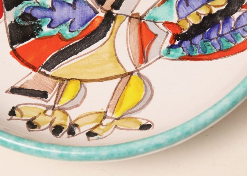 Giovanni DeSimone/DESIMONE/handpainted/dish/お皿/ Giovanni DeSimone/DESIMONE/handpainted/dish/お皿/