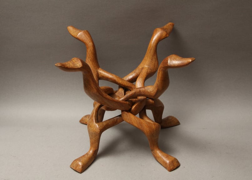 昭和レトロ/EXPO70/INTERNATIONAL/大阪万博/木工/ヴィンテージ