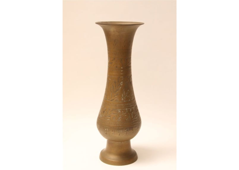 ヴィンテージ/made in Pakistan/GENUINE/vase/ハンドクラフト/ha ヴィンテージ/made in Pakistan/GENUINE/vase/ハンドクラフト/ha