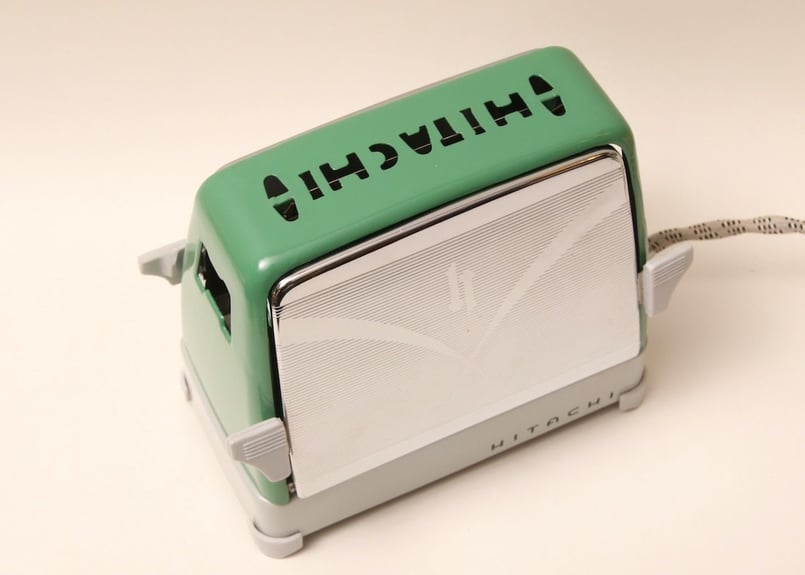 HITACHI オーブントースター TO-681 緑 Yahoo!オークション - 昭和レトロポップ グリーン HITACHI 日立 オーブ