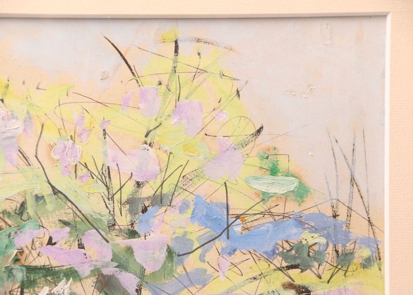 真作】絵画 利之銘 日本画10号 牛車 逸品 S132 【公式通販】