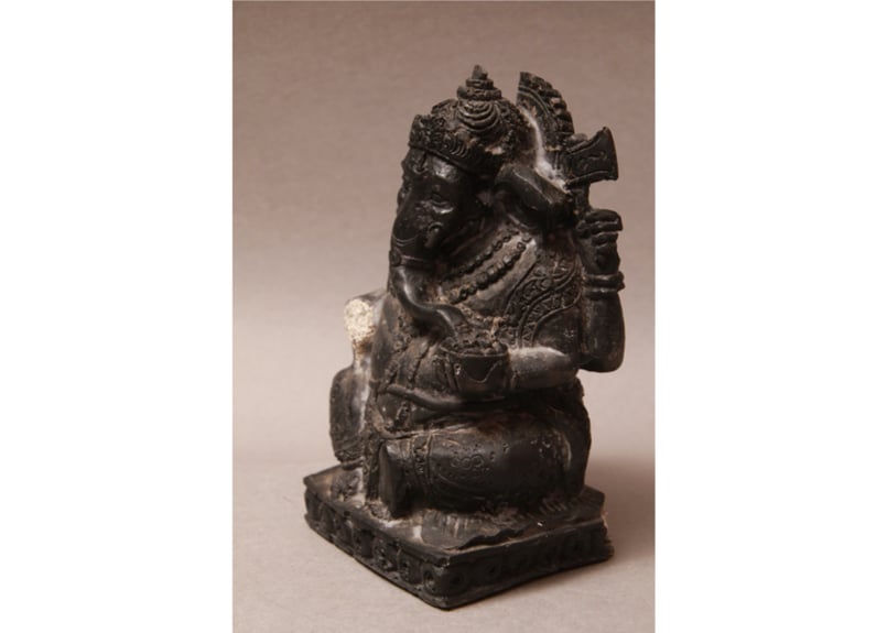 インドの神様/ガネーシャ/発掘/石と樹脂/神様/仏教/密教