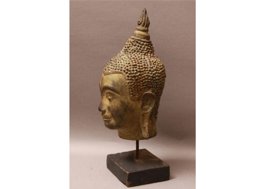 タイ 仏教美術 アユタヤ 古銅 宝冠仏坐像 青銅仏 仏像 タイ 仏教美術 アユタヤ 古銅 宝冠仏坐像 青銅仏 仏像