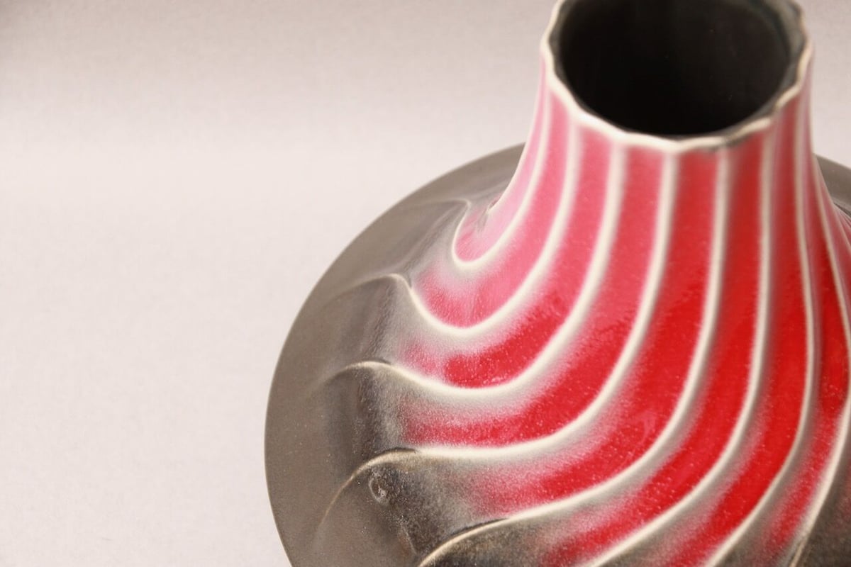 Fatlava ドイツヴィンテージ花瓶 ドイツ/花瓶/fatlava/germany/壺/デザイン/70S60S/マウンテン