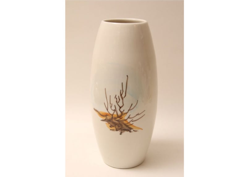 アイルランド★ロイヤル タラ★花瓶&コーヒーポット&サラダプレート★未使用美品 Laca Albisola/signed G. Carell - Italy/1950's /