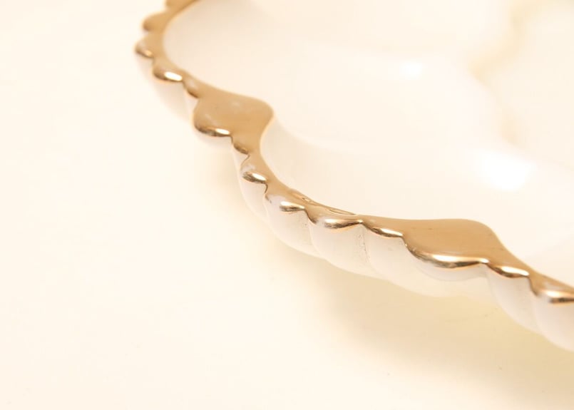 Fire king/レトロ/USA/50S/dish/エッグプレート/ミルクガラス/お皿/ヴィ