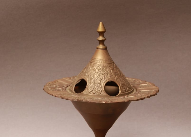 インド/INDIA/アンティーク/真鍮/香炉/ジュエリーボックス /ブラス