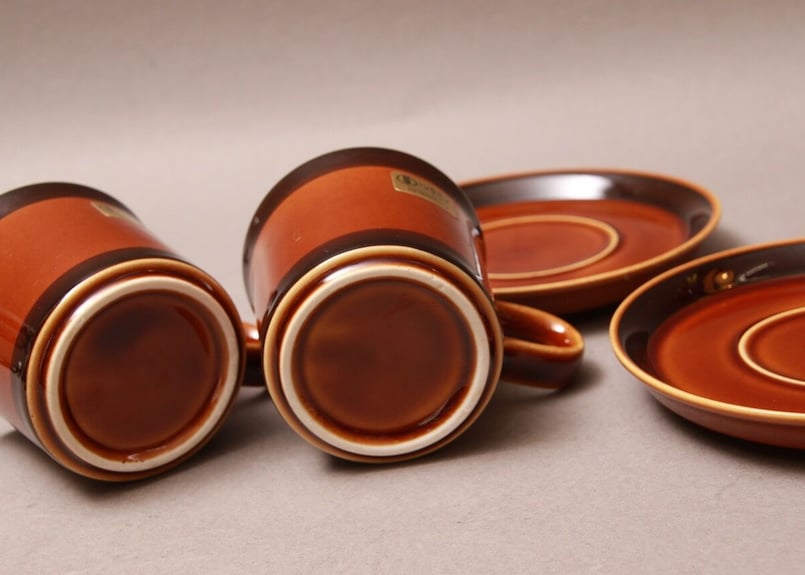 昭和レトロ/カップ&ソーサー/ヴィンテージ/IVORY/made in JAPAN/70S/s